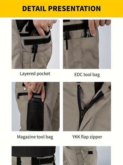 Men's Multi-Pocket Outdoor Work Pants