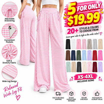 ⚡ FINAL SALE – 21 FOR $24.99! WOMEN'S Wide Leg lounge Pants