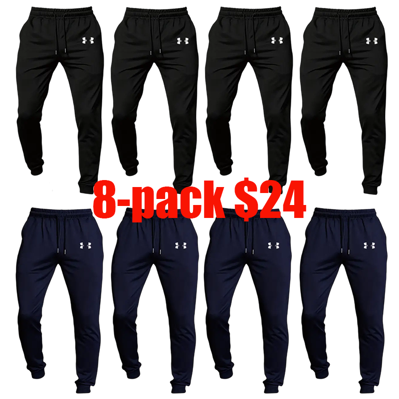 Men's 8-Pack Loose Joggers – International shipping available