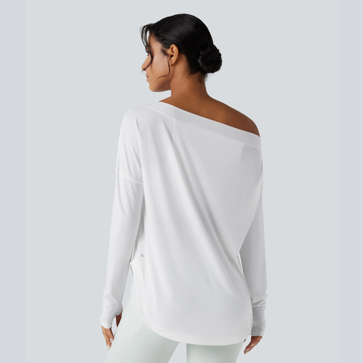 Women's One-Shoulder Quick-Dry Yoga Top with Built-In Bra