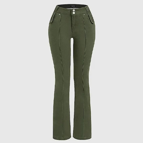 Women's High Stretch Mid Rise Pants