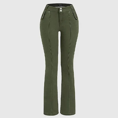 Women's High Stretch Mid Rise Pants