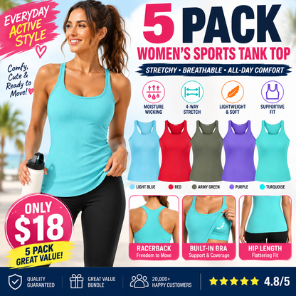🔥LAST DAY SALE Women' Stretchable Sports Tank Top