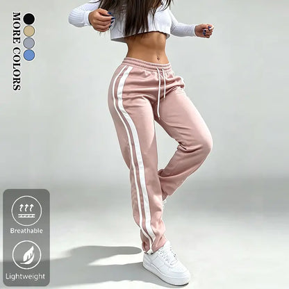 Women's Casual Side Stripe Jogger Pants