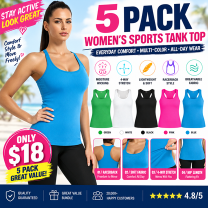 🔥LAST DAY SALE Women' Stretchable Sports Tank Top