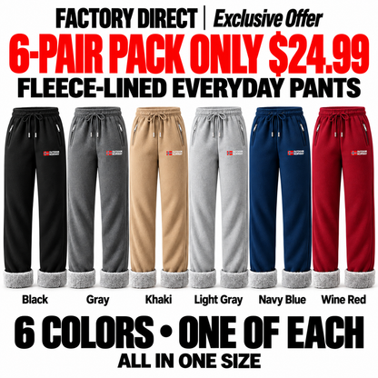 🔥 Popular Product —— Women's thermal trousers made of 100% cotton with a warm fleece lining