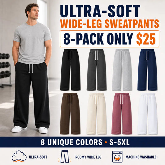 Men's Wide-Leg Sweatpants