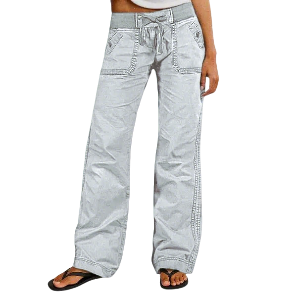 Women's High Stretch Mid Rise Straight Pants