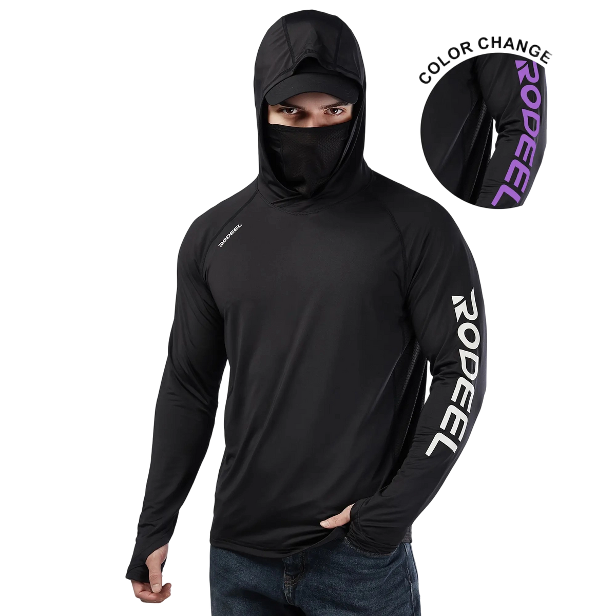 ☀️Men's UPF 50+ Sun Protection Hoodie with UV Detection