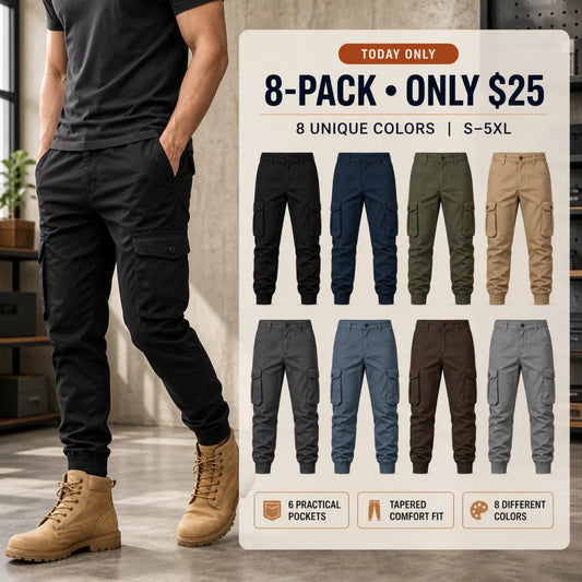 Men's Multi-Pocket Cargo Joggers