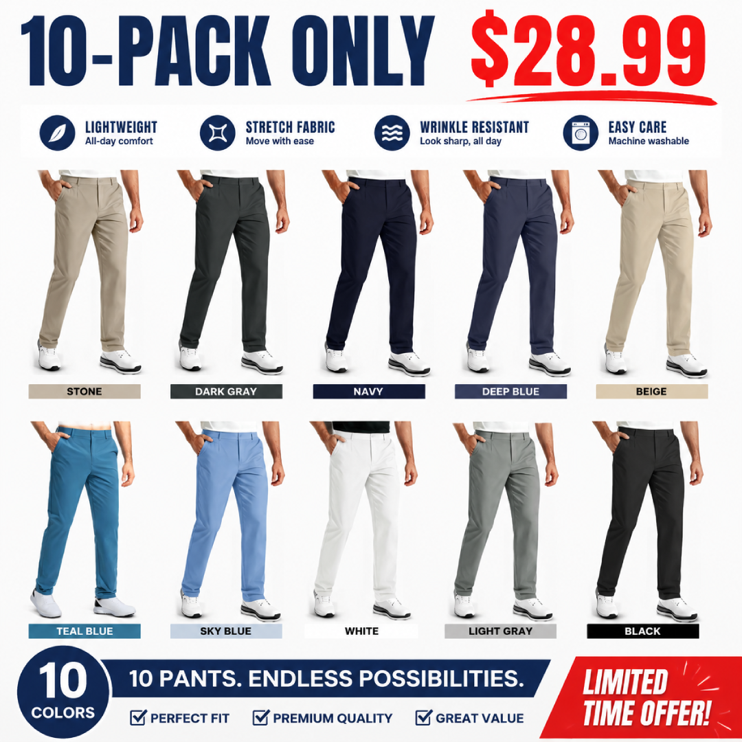 💝💝Men's Premium Non-Iron Stretch Casual Trousers