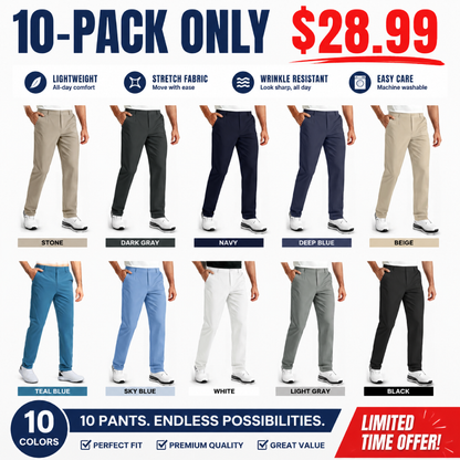 💝💝Men's Premium Non-Iron Stretch Casual Trousers
