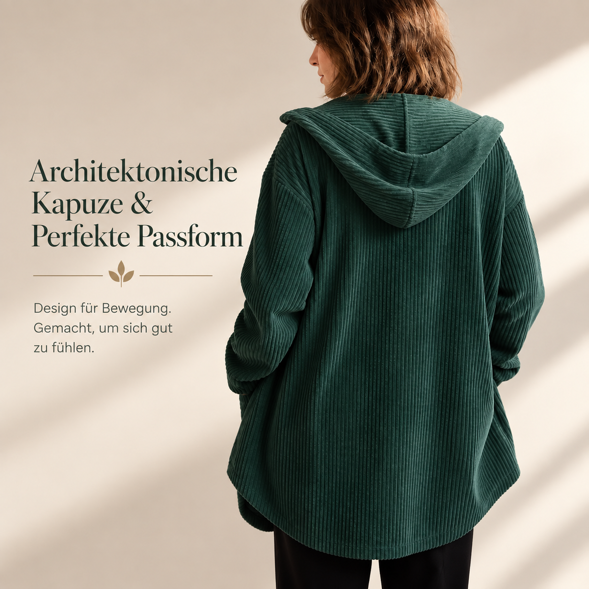 🧥 Die exklusive Cordjacke des Jahres 2026 🍂 – Luxuriöses Cord-Overshirt mit Kapuze ✨