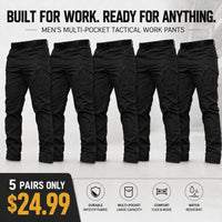 5 Pairs Black