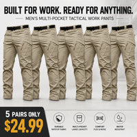 5 Pairs Khaki