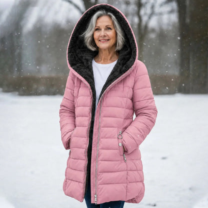 [LAST DAY SALE]-Quilted coat with fleece lining