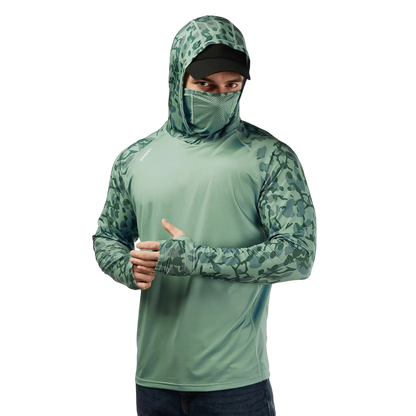 ☀️Men's UPF 50+ Sun Protection Hoodie with UV Detection