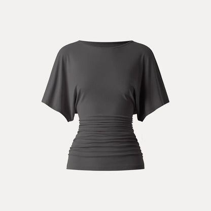 Women's Boatneck Batwing Sleeve Top