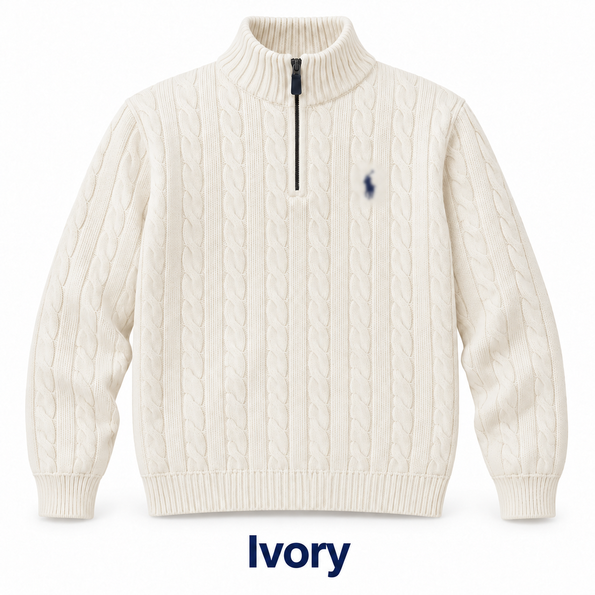 🍂 Men's Classic Quarter-Zip Cable-Knit Sweaters 🔥 Everyday Comfort | Clearance Bundle Deal