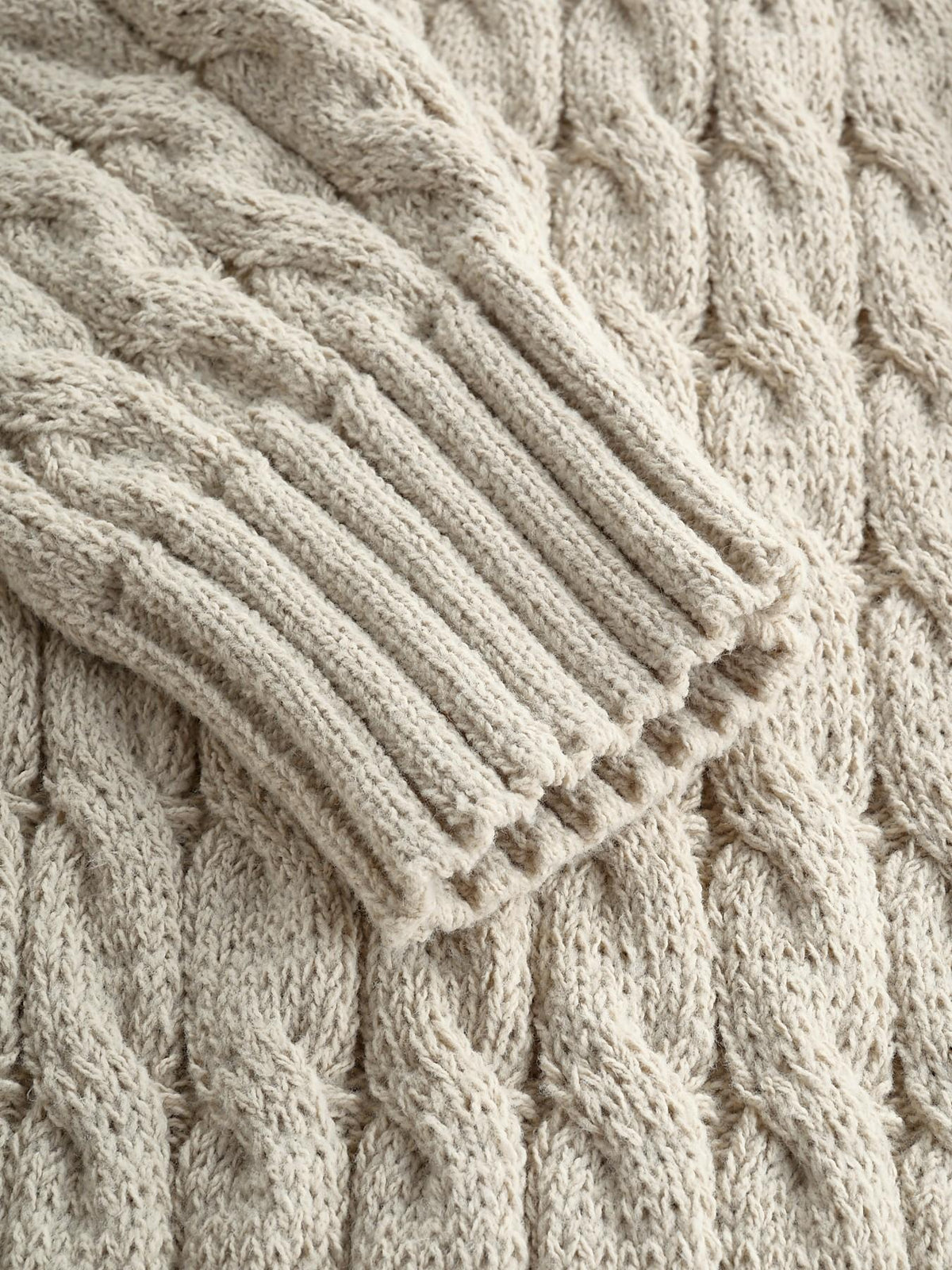 ⚡ Letzter Tag des Angebots – Damen-Longcardigan aus extrafeiner Merinowolle und Kaschmir mit Zopfmuster