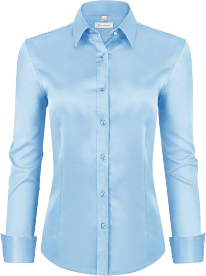 【LAST DAY SALE】Women Classic-Fit Dress Shirts