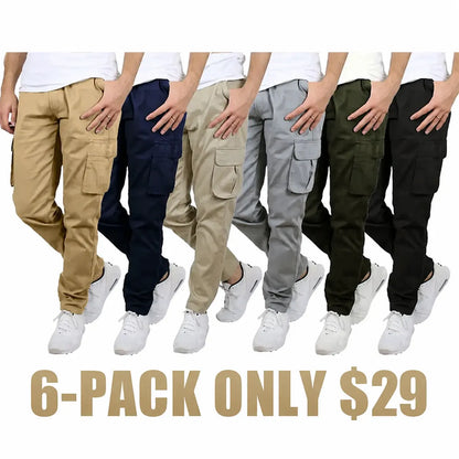 Men's Flex Stretch Cotton Cargo Pants