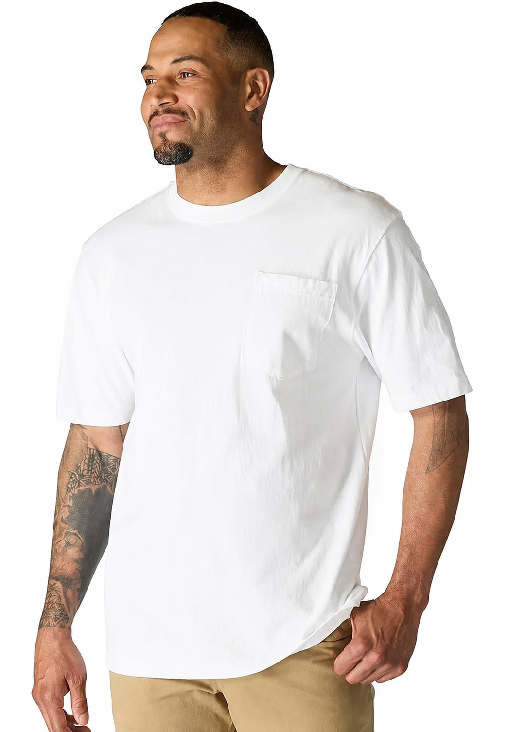 Men’s Heavyweight Pocket T-Shirt Duo – Short & Long Sleeve