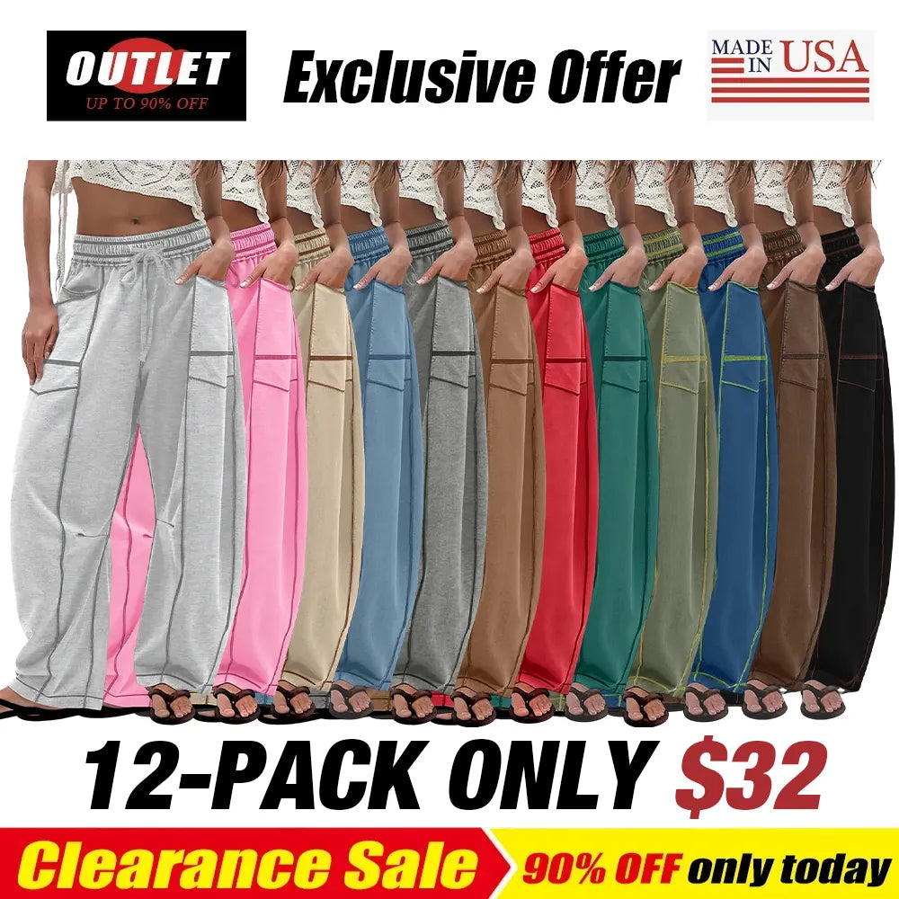 Women's Loose Wide-Leg Yoga & Casual Pants