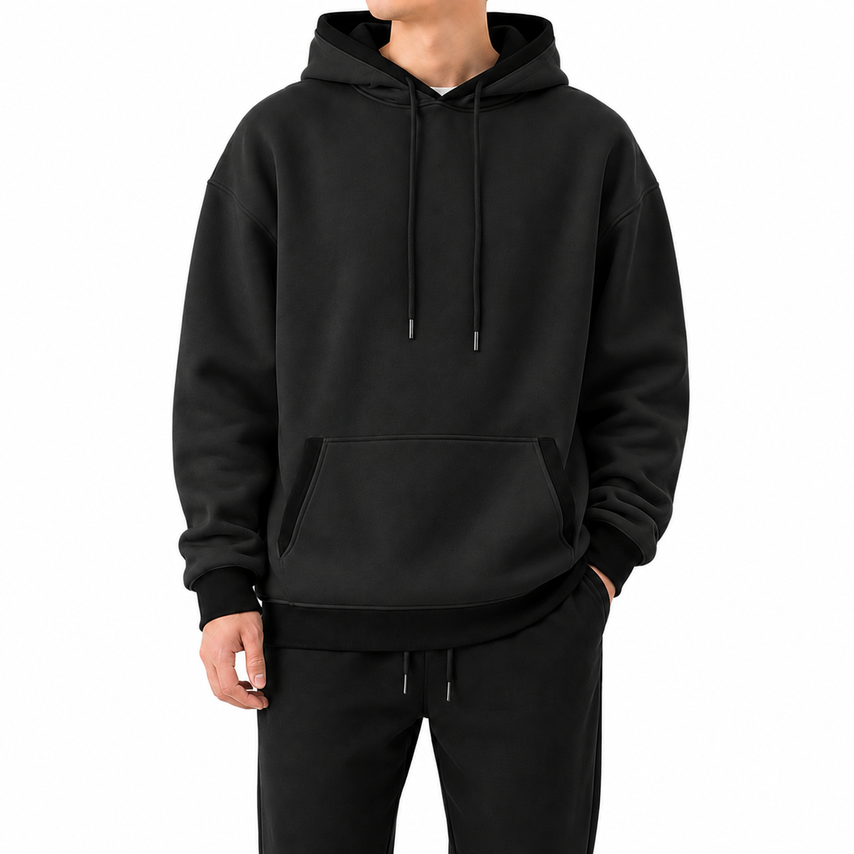 Men's Relaxed-Fit Pullover Hoodie