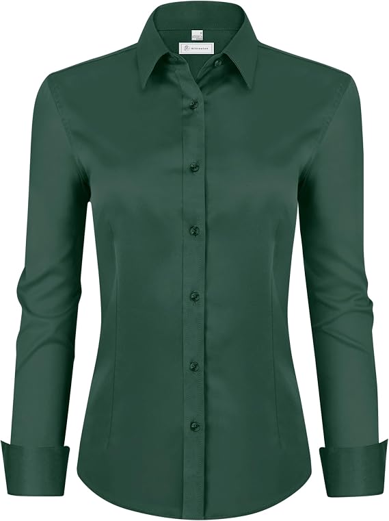 【LAST DAY SALE】Women Classic-Fit Dress Shirts