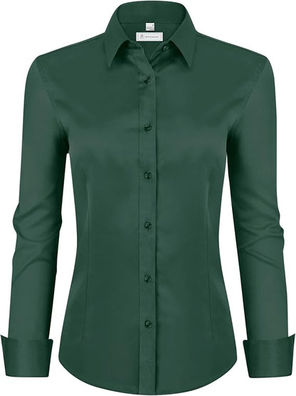 【LAST DAY SALE】Women Classic-Fit Dress Shirts