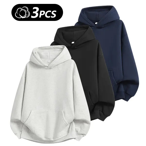 Men's Cotton Blend Pullover Hoodie