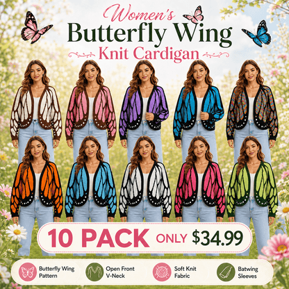 Women's Butterfly Wing Knit Cardigan