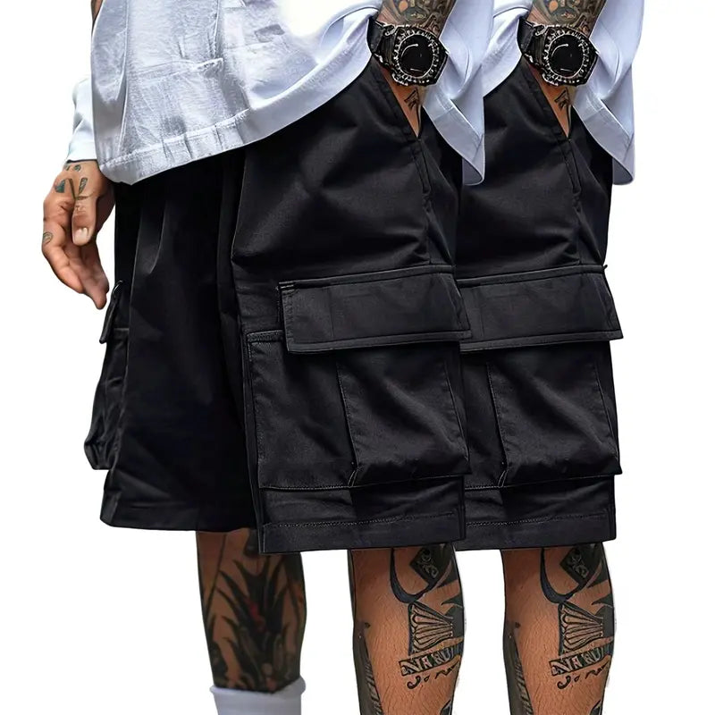 Men's Cargo Shorts  — Loose-Fit Tactical Shorts