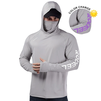☀️Men's UPF 50+ Sun Protection Hoodie with UV Detection