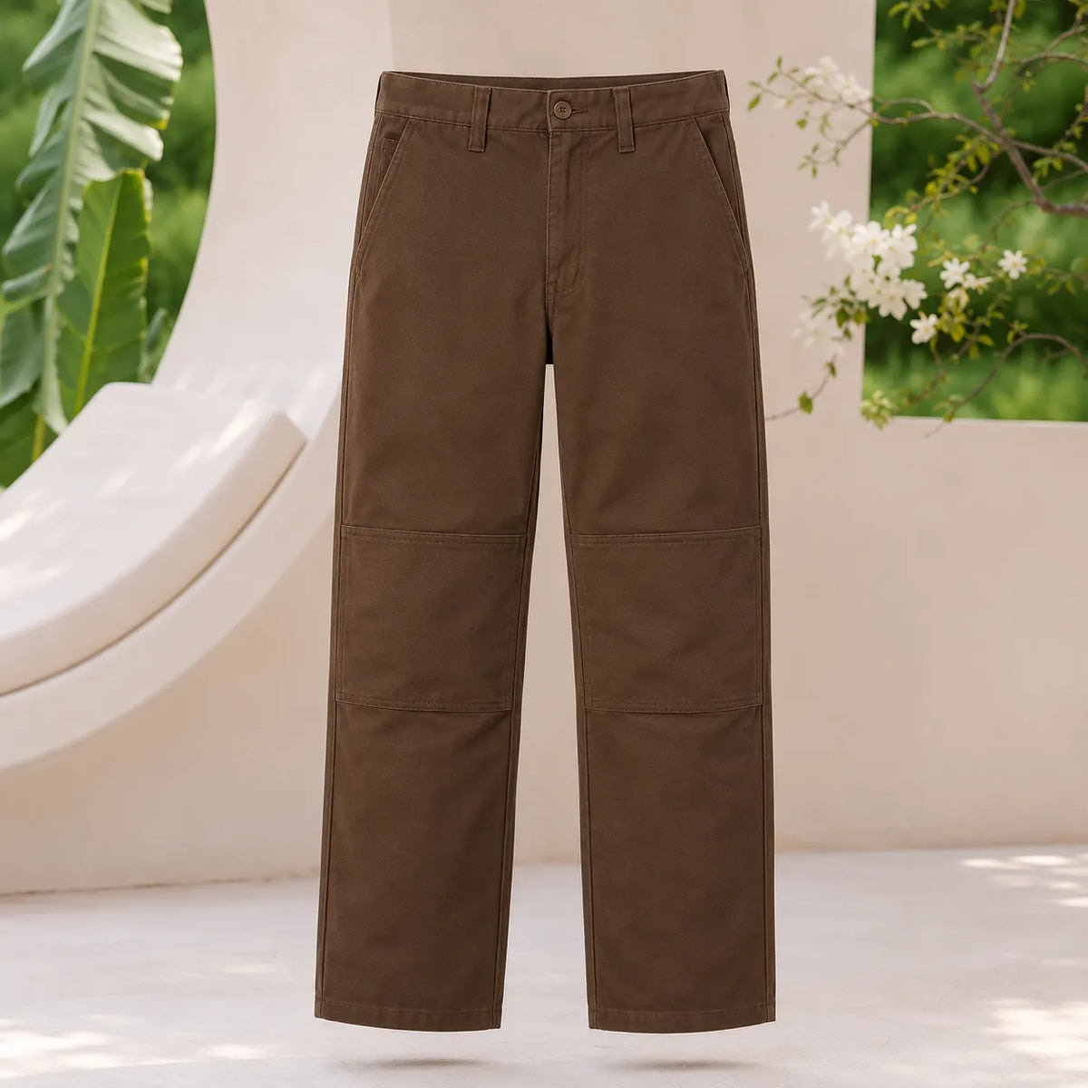 MEN’S DOUBLE KNEE STRAIGHT WORK PANTS