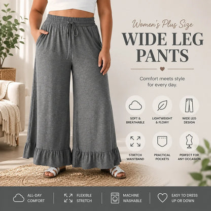 💝💝Limited Stock!🔥Women's Plus Size Wide Leg Pants