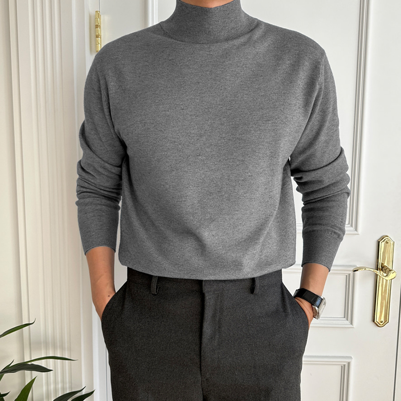 NEW🔥 Men's Cashmere Business Basic Sweater