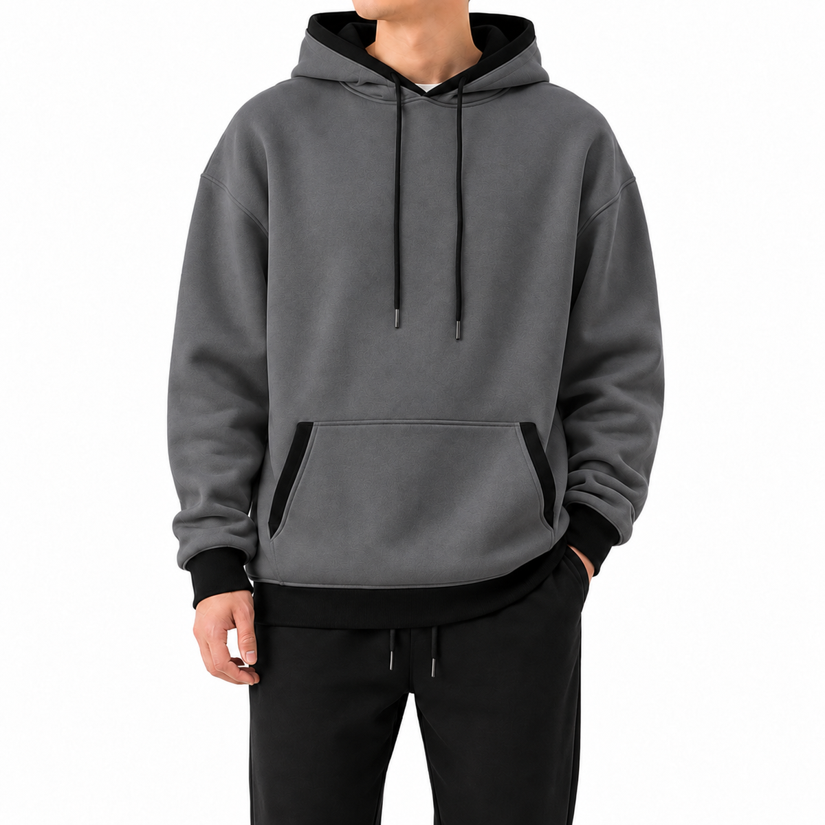 Men's Relaxed-Fit Pullover Hoodie