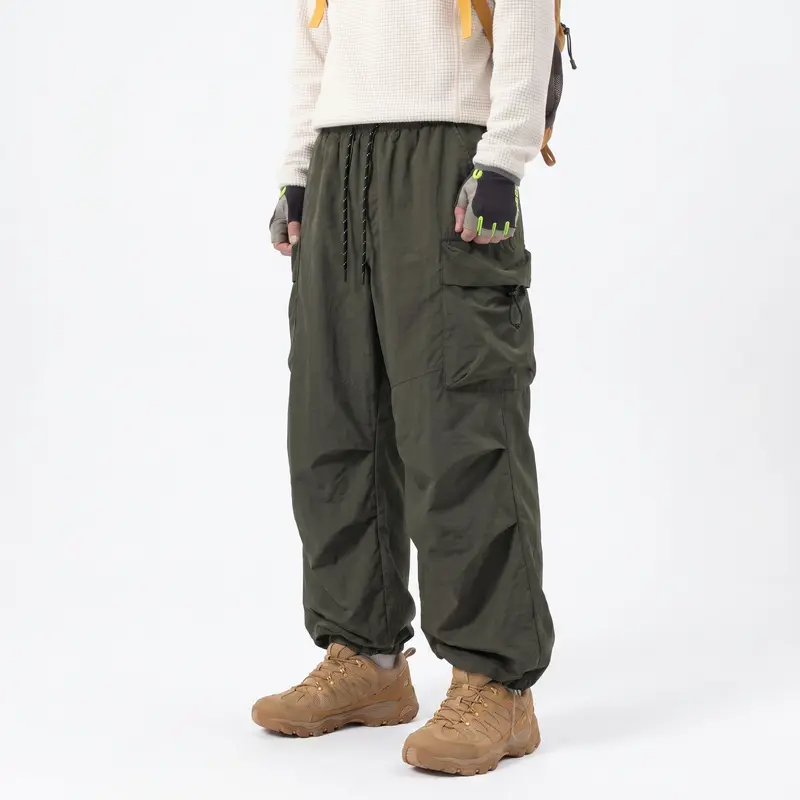 Unisex Loose-Fit Hiking Pants — Lightweight, Water-Repellent, Quick-Drying Outdoor Trousers