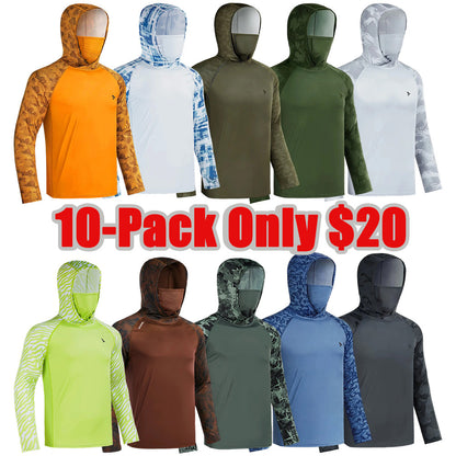 ☀️Men's UPF 50+ Sun Protection Hoodie with UV Detection