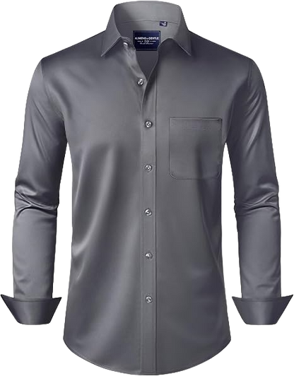 Men's Stain Sheild Business Casual Dress Shirts