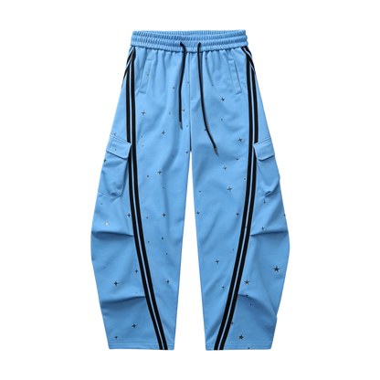 Women  Wide Leg Drawstring Joggers with Side Pockets