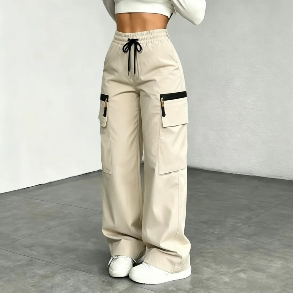 🍂 FALL SPECIAL | 10 FOR ONLY $23.99! Women's Lightweight Multi-Pocket Cargo Pants – Relaxed Fit Everyday Style
