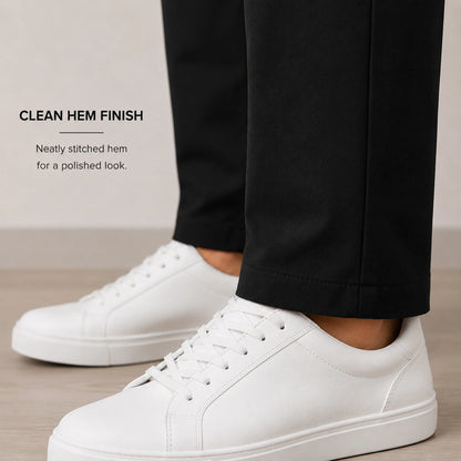 Men's Slim Fit Dress Pants with Flex Stretch Fabric