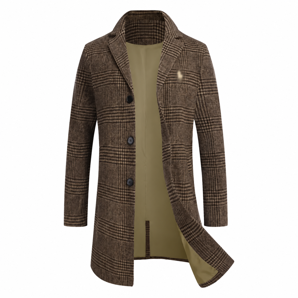 🔥 BESTSELLER | 3PCS $24.95 | Men's Classic Single-Breasted Overcoat