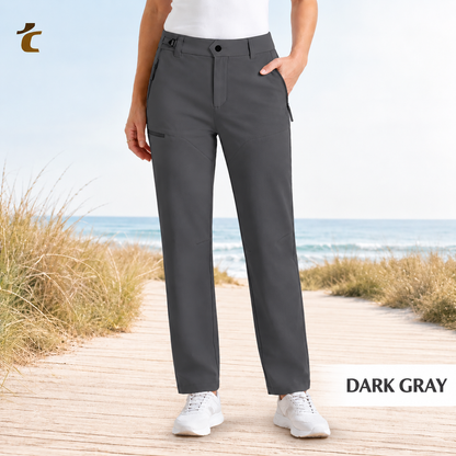 🔥 7 FOR ONLY $26.99! Trelovia Women's Stretch Flex-Fit Outdoor Utility Pants – Water-Repellent & Lightweight