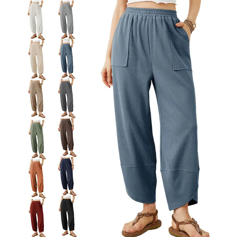 Buenoble Women's Wide Leg Harem Pants