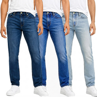 Jeans-9er-PACK NUR 29 $ -- 3,33 $ PRO STÜCK -- Modell Blau + Schwarz + Blau + Hellblau + Grau + Dunkelblau + Olivgrün + Khaki + Marineblau