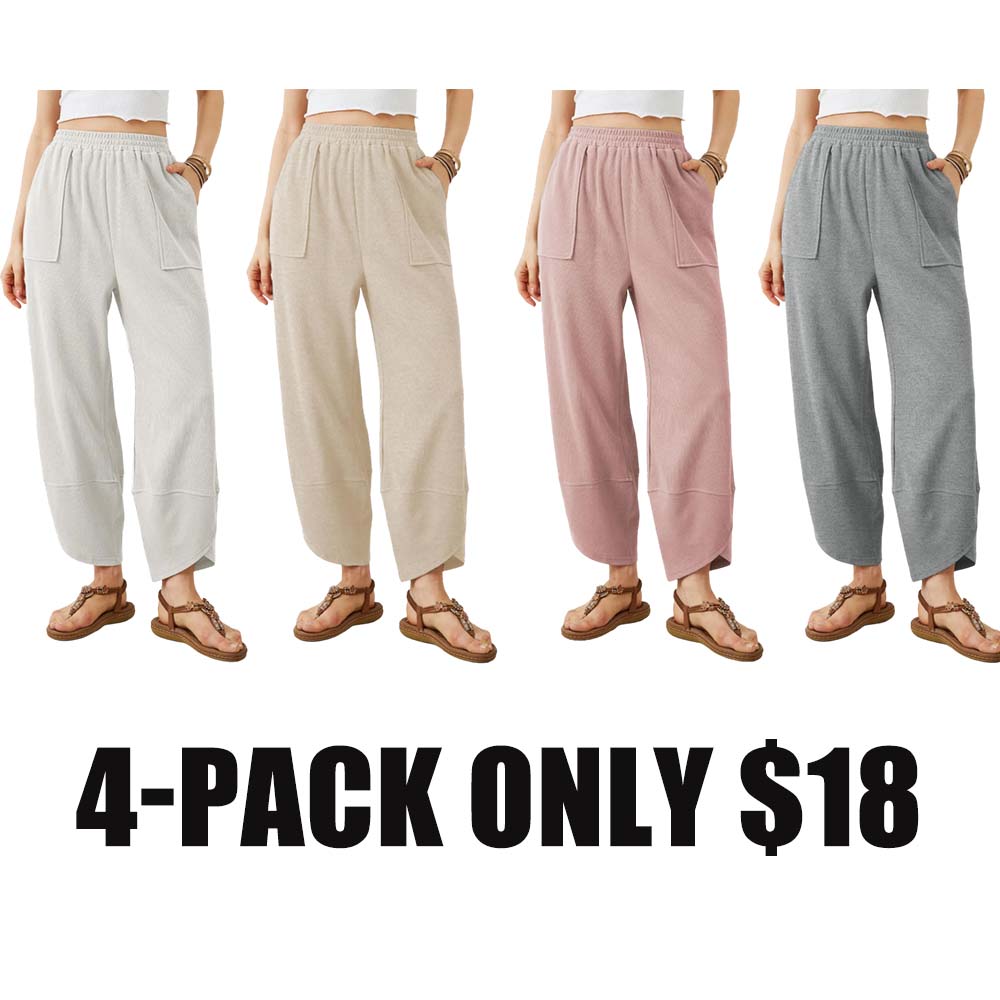 Elasticated Harem Palazzo Pants